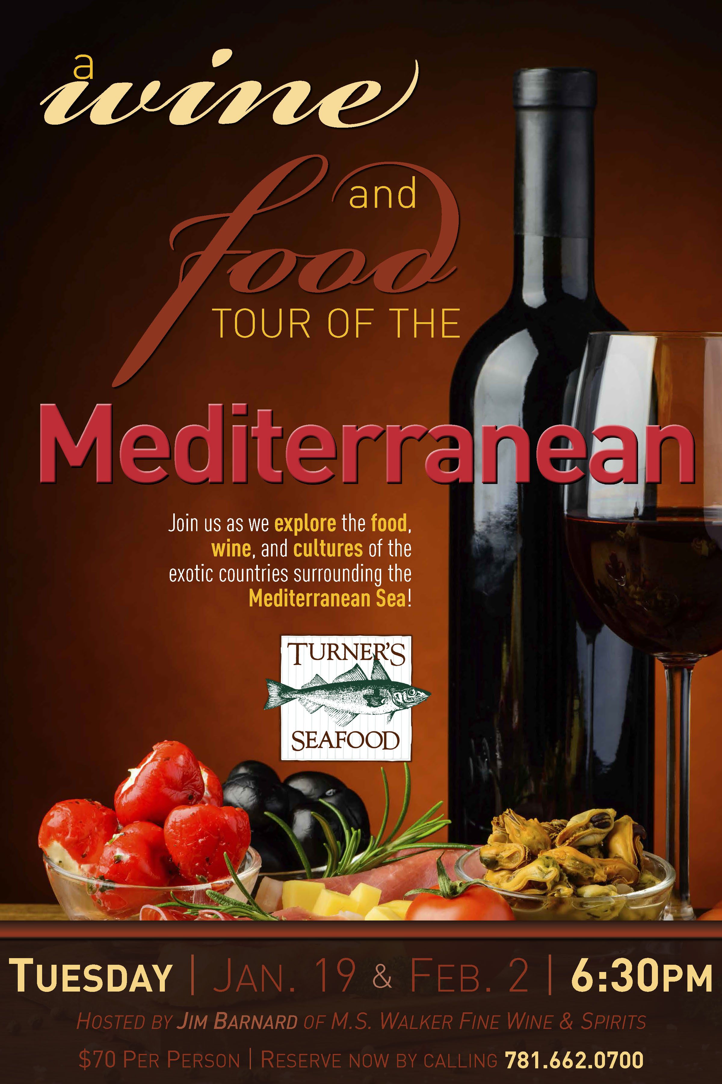Mediterranean Wine Dinner Artwork 